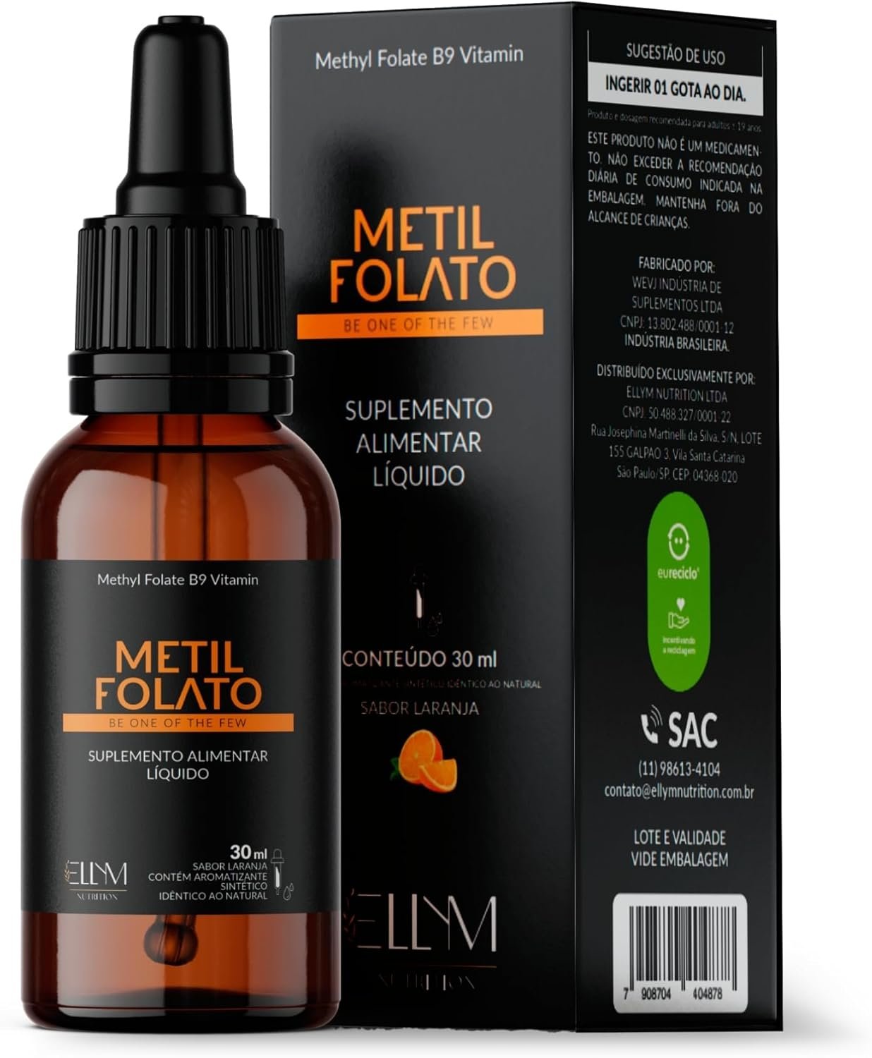 Vitamina B9 Metilfolato em Gotas Sublingual: A Inovação que Está Chamando Atenção da Saúde no Brasil